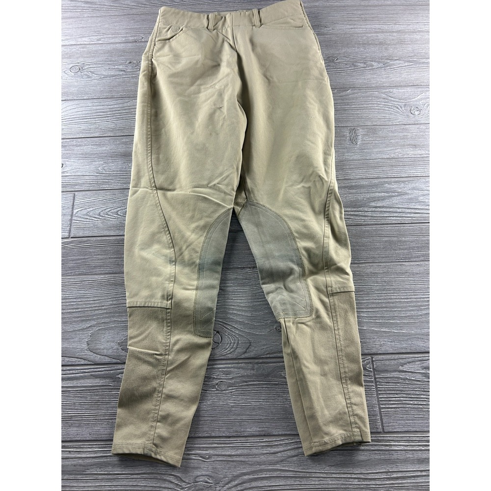 Ariat Pro Series Riding Breeches 26L Beige Knee Patch Equestrian Pants